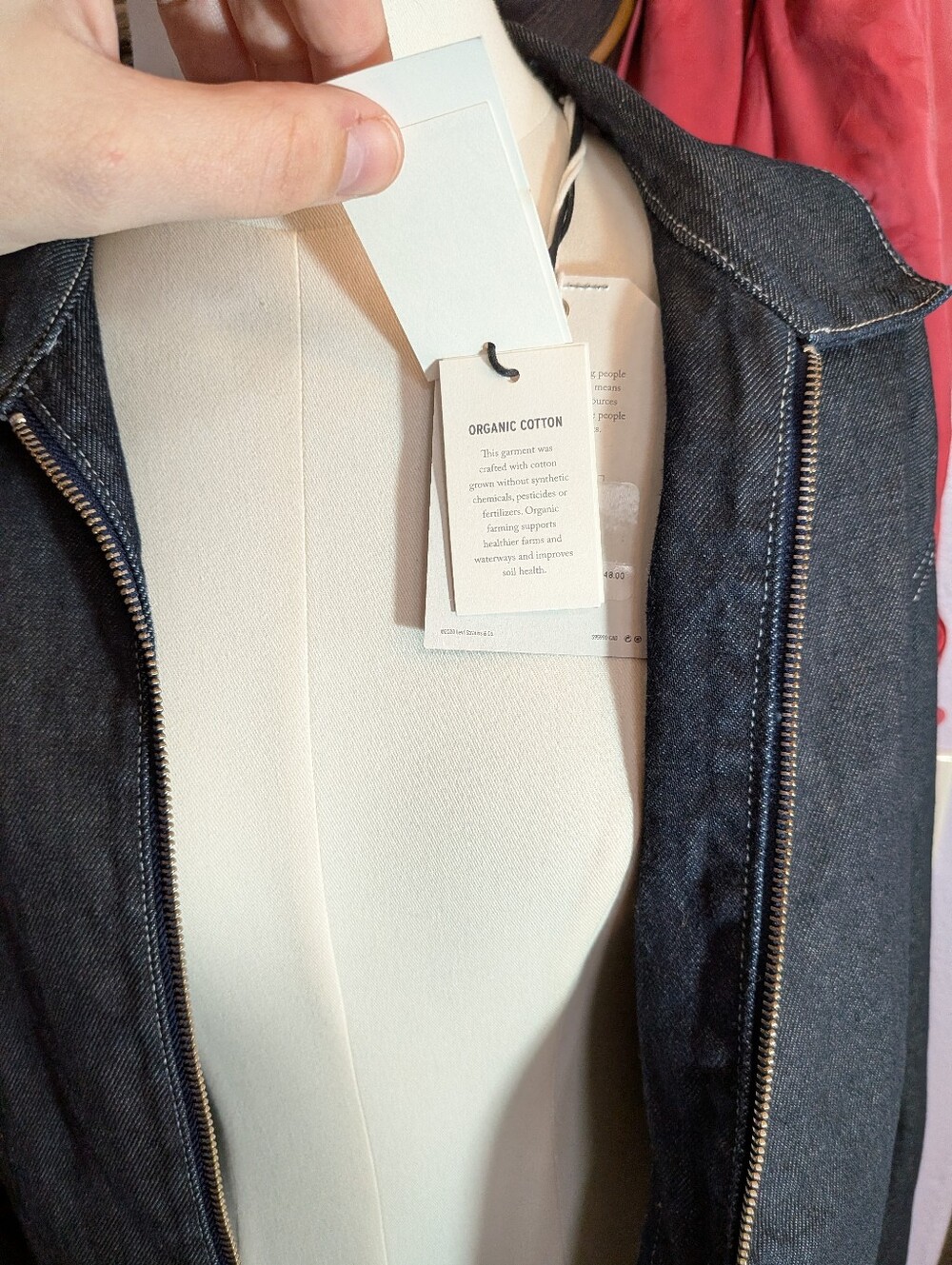 🔥RARE Levi's Made & Crafted Walter Denim Harrington Jacket Dark Indigo LMC 🔥 - Picture 6 of 16